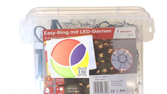 Easy Ring mit Led Sternen