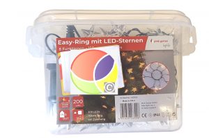 Easy Ring mit Led Sternen