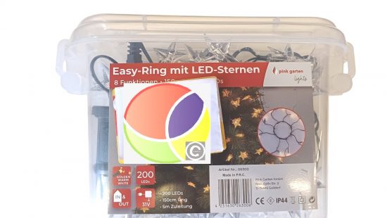 Easy Ring mit Led Sternen