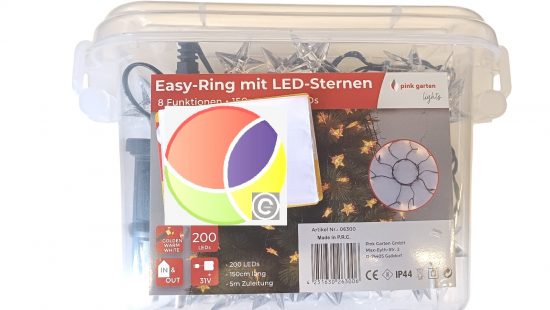 Easy Ring mit Led Sternen