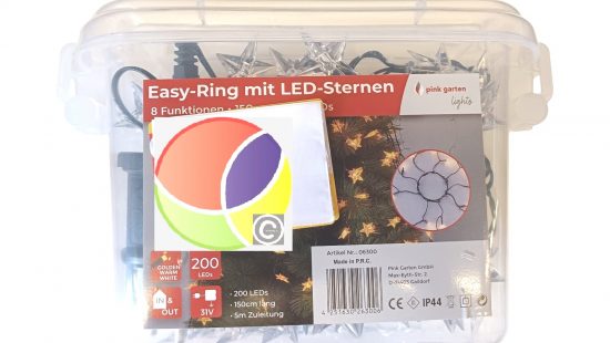 Easy Ring mit Led Sternen