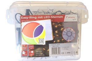 Easy Ring mit Led Sternen