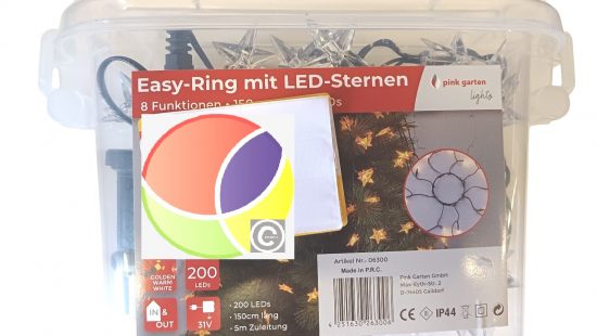 Easy Ring mit Led Sternen