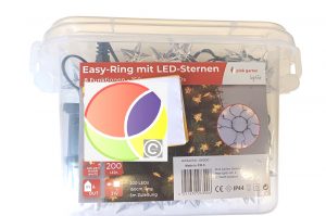 Easy Ring mit Led Sternen