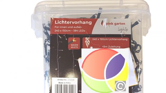 Lichtervorhang