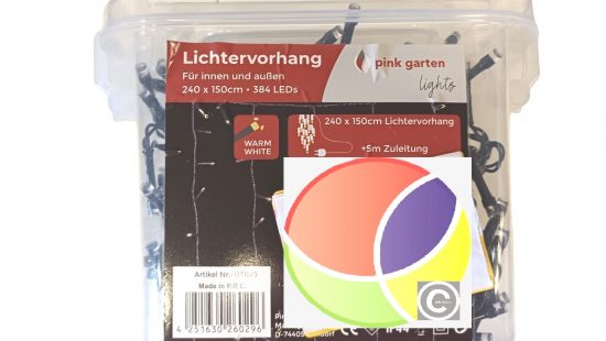 Lichtervorhang