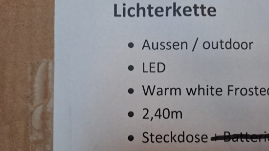 Lichterkette