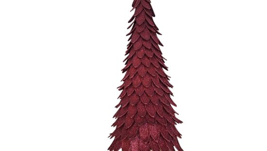 Dekochristbaum rot