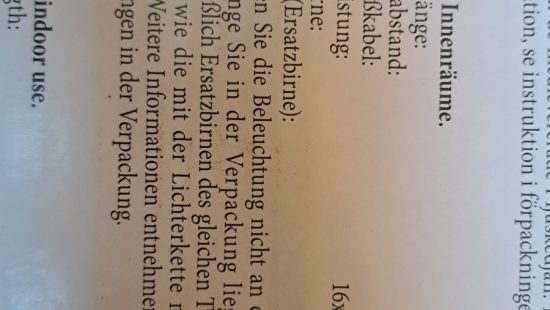 Weihnachtsbaumbeleuchtung
