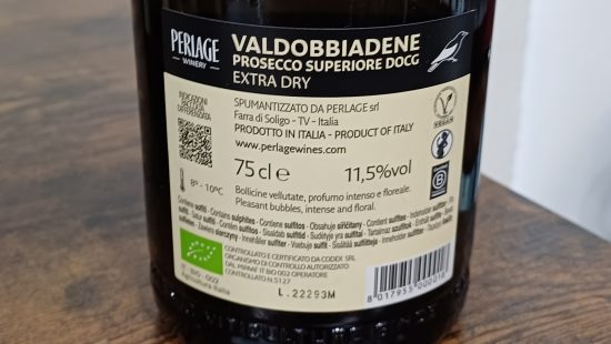 Prosecco Superior Valdobbiadene DOCG Qorum extra dry