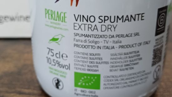 Vino Spumante extra dry, Perlapp