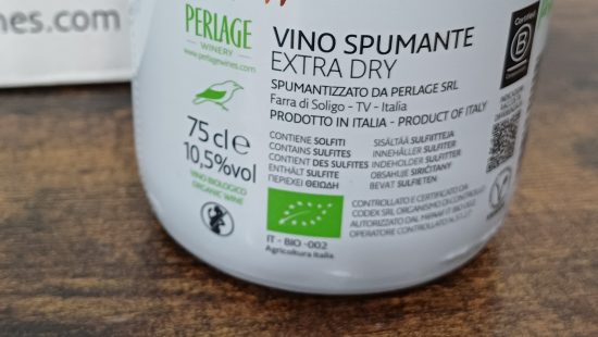 Vino Spumante extra dry, Perlapp