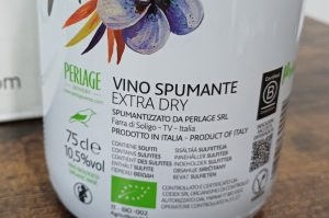 Vino Spumante extra dry, Perlapp