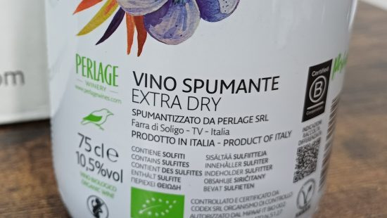 Vino Spumante extra dry, Perlapp