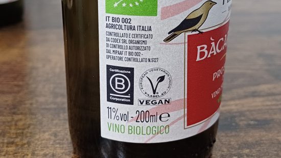 Prosecco Bacaretto DOC Vino Frizzante 