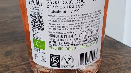 Prosecco Rose DOC Afra extra dry