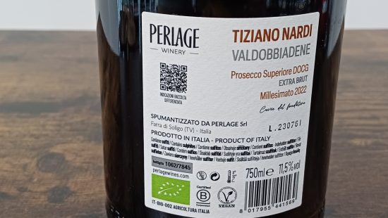 Prosecco Valdobbiadene Superiore Tiziano Nardi DOCG extra brut