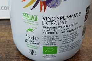 Vino Spumante extra dry, Perlapp