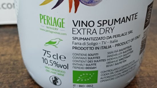 Vino Spumante extra dry, Perlapp