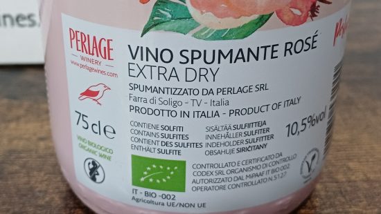 Vino Spumante Rose extra dry, Perlapp