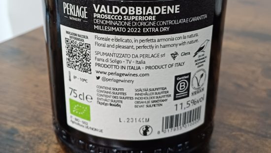 Prosecco Superiore Col di Manza Valdobbiadene DOCG extra dry