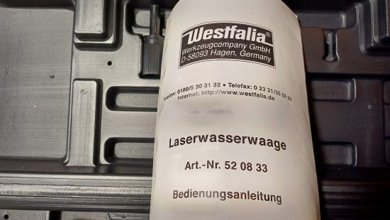 Laserwasserwaage