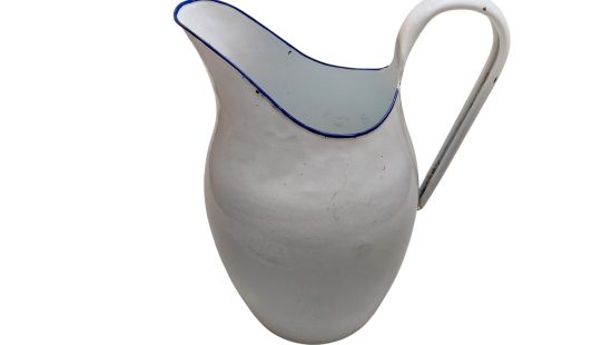 Emaillierter Henkelkrug