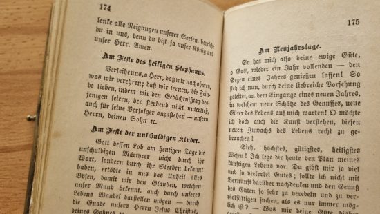 Historisches Gebetsbuch