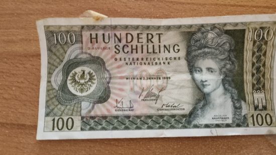 100 Schilling Schein
