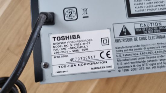 VHS / DVD Recorder