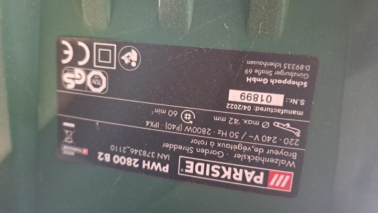 Elektro Häcksler G3