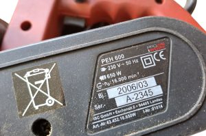 Elektrohobel G3