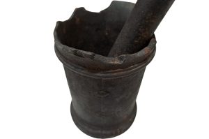 Historischer Eisenmörser EG