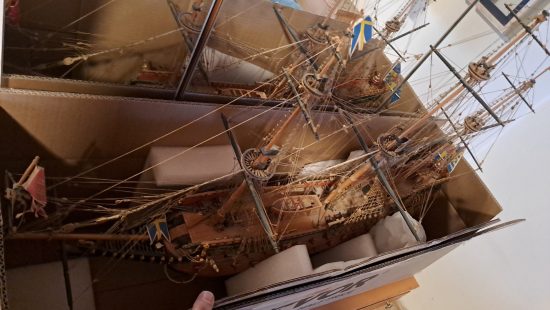Riesiges Segelschiffmodell OG