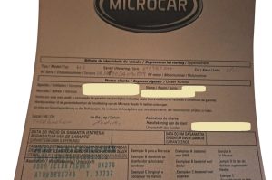 Microcar FIN: VH881BRDA01903929