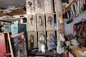 Spindkasten mit Inhalt G3
