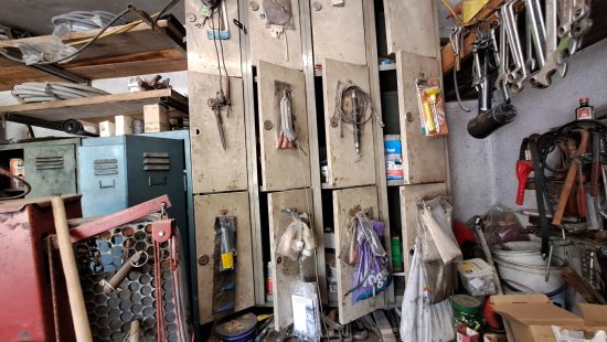 Spindkasten mit Inhalt G3
