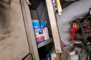 Spindkasten mit Inhalt G3