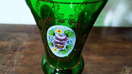 Bohemia Czechoslovakia Vase