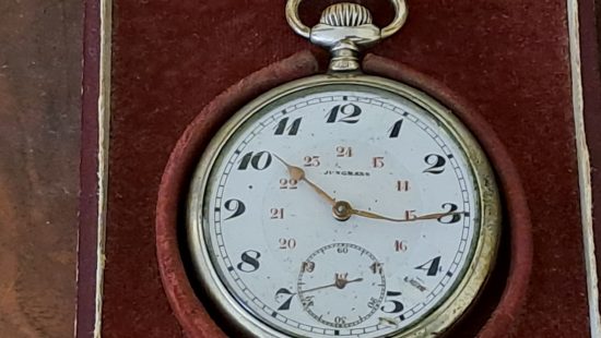Silberne Taschenuhr WZ