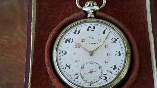 Silberne Taschenuhr WZ
