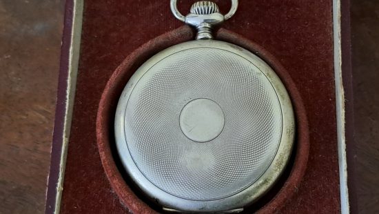 Silberne Taschenuhr WZ