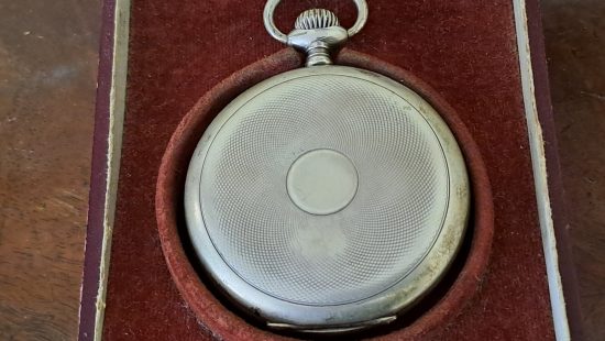 Silberne Taschenuhr WZ