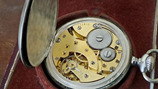 Silberne Taschenuhr WZ