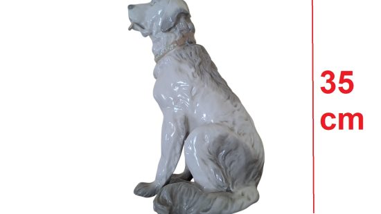 Porzellanskulptur Hund WZ