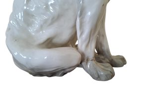 Porzellanskulptur Hund WZ