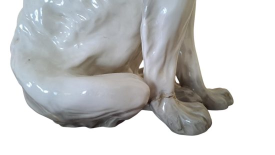 Porzellanskulptur Hund WZ