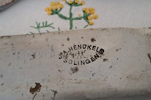 Silbernes Vorlegebesteck WZ