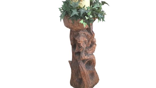 Kerzenständer aus Holz