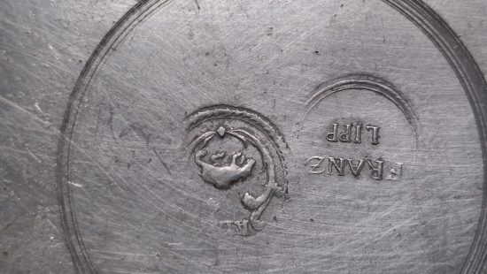 historische Zinnteller SZ